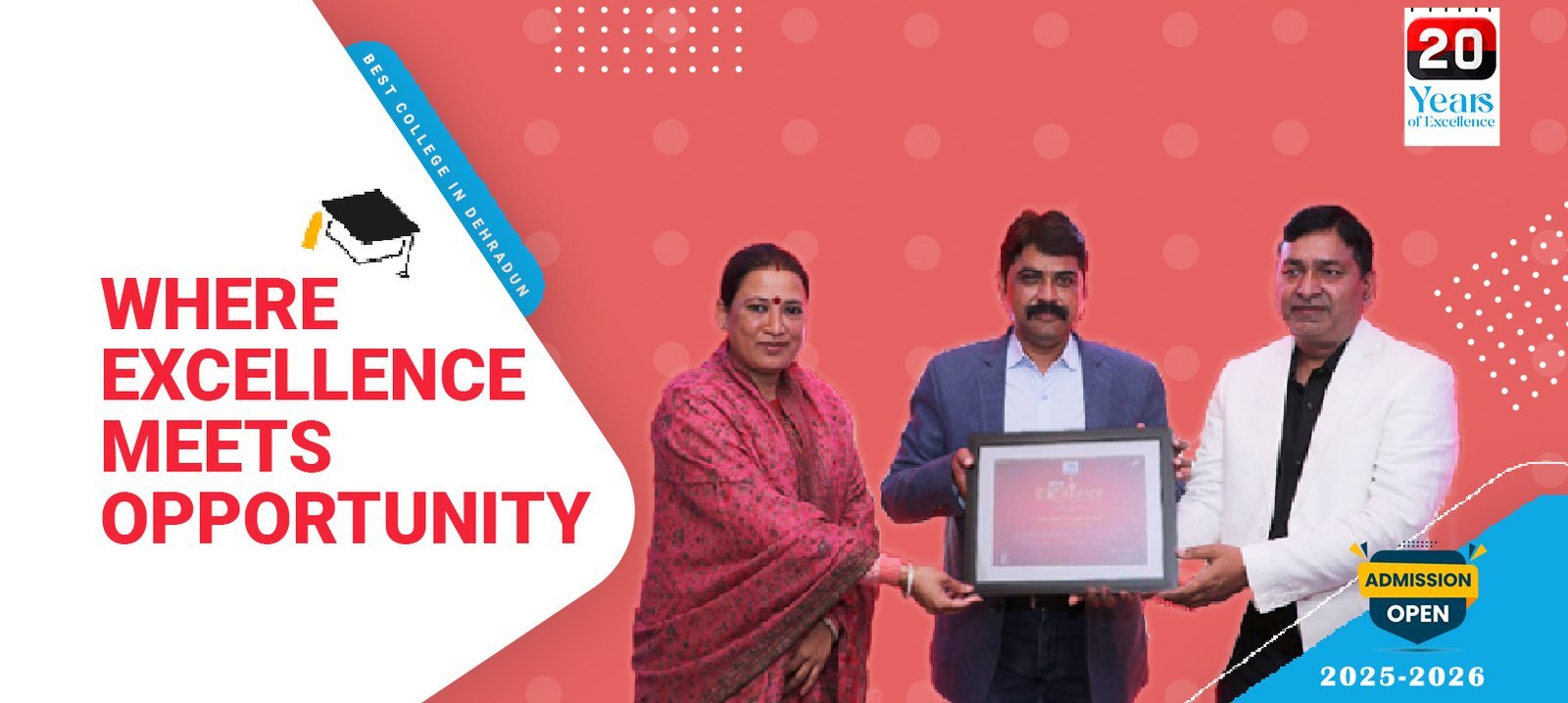 Nav Chetna Group of Colleges receiving an award for excellence in education